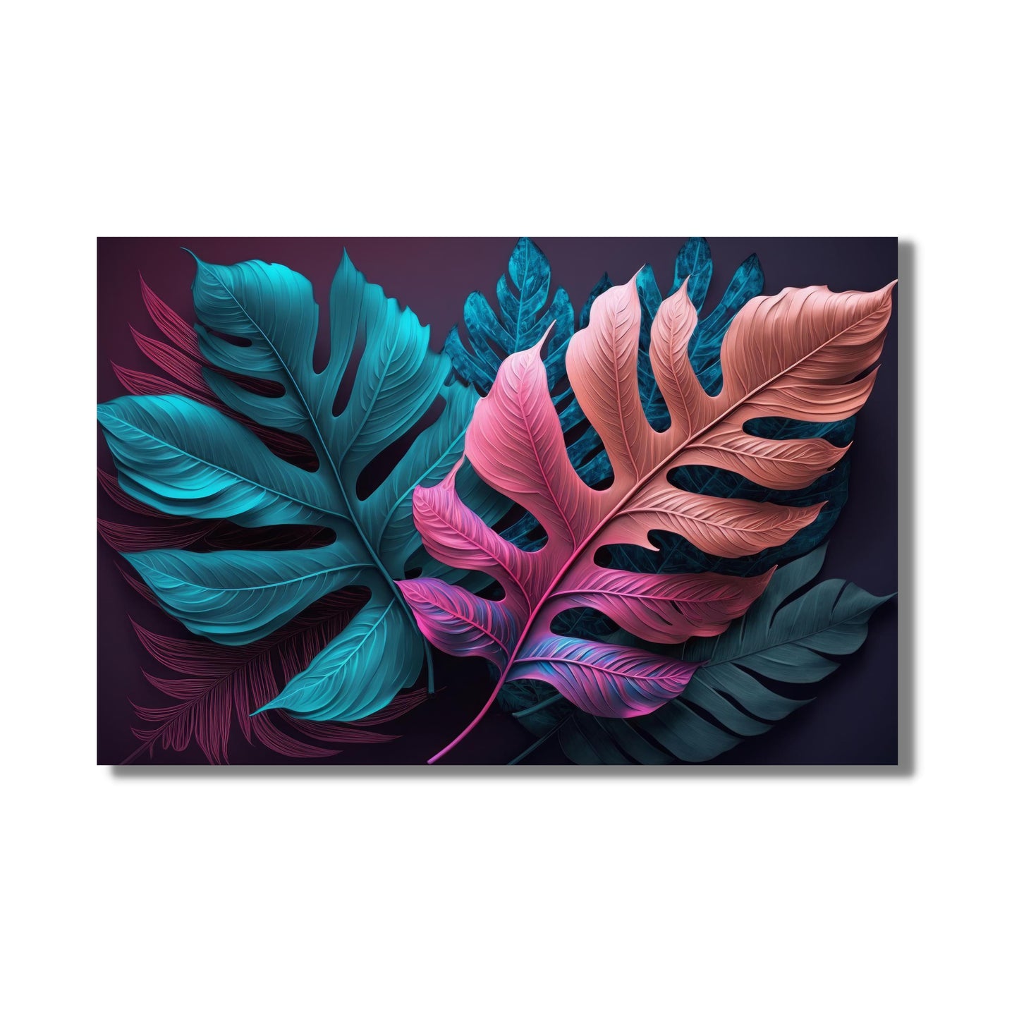 Neon Tropical Forest - Wall Poster