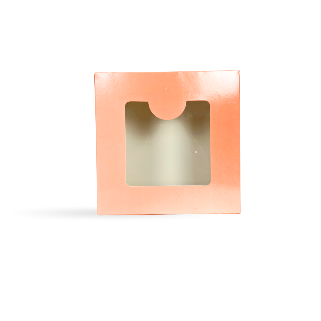 Cake Box 1/2 Kg- 8x8x5 inches - Peach