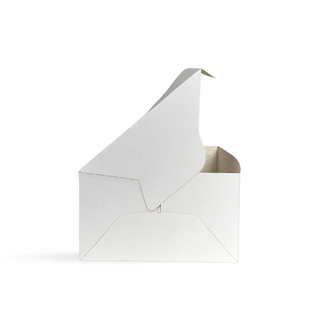 6 Cavity - Cupcake Box - 10x7x4 White