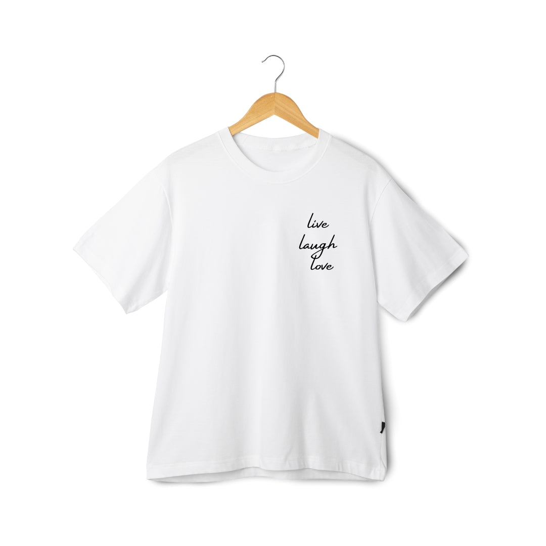 Live Laugh Love - Printed T-shirt