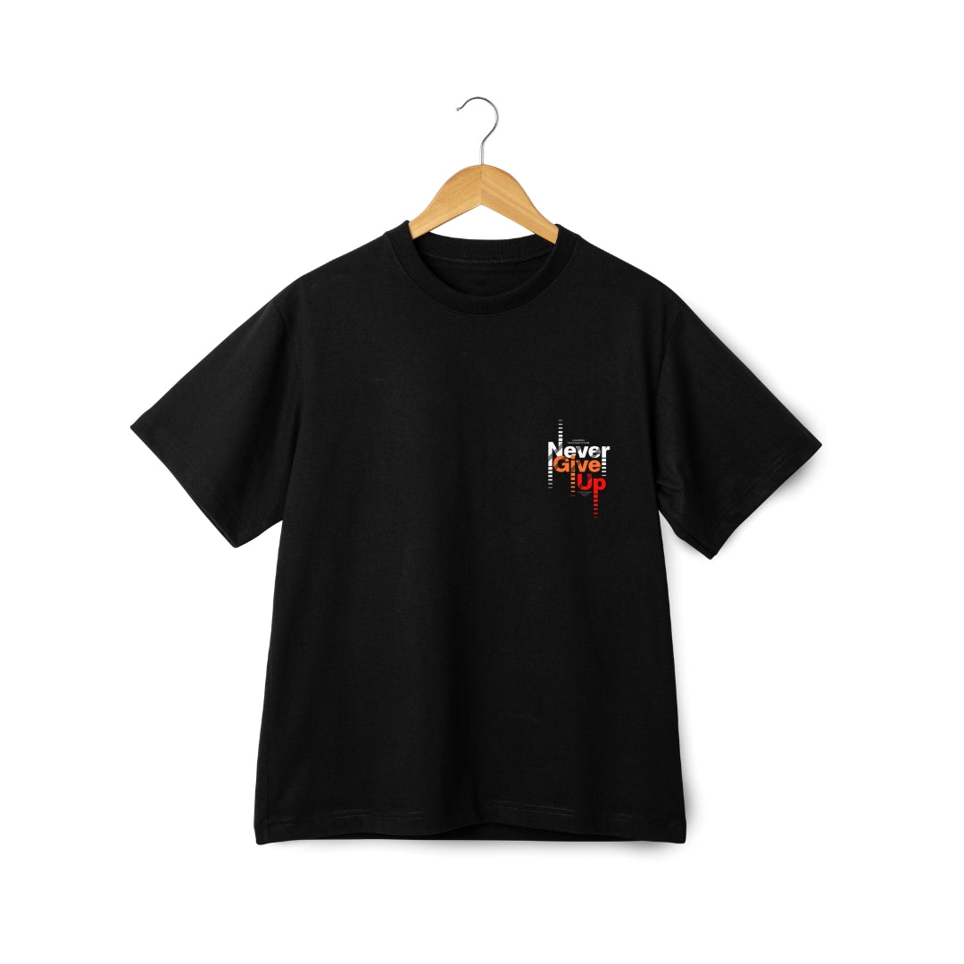 Never Give Up - Printed T-shirt