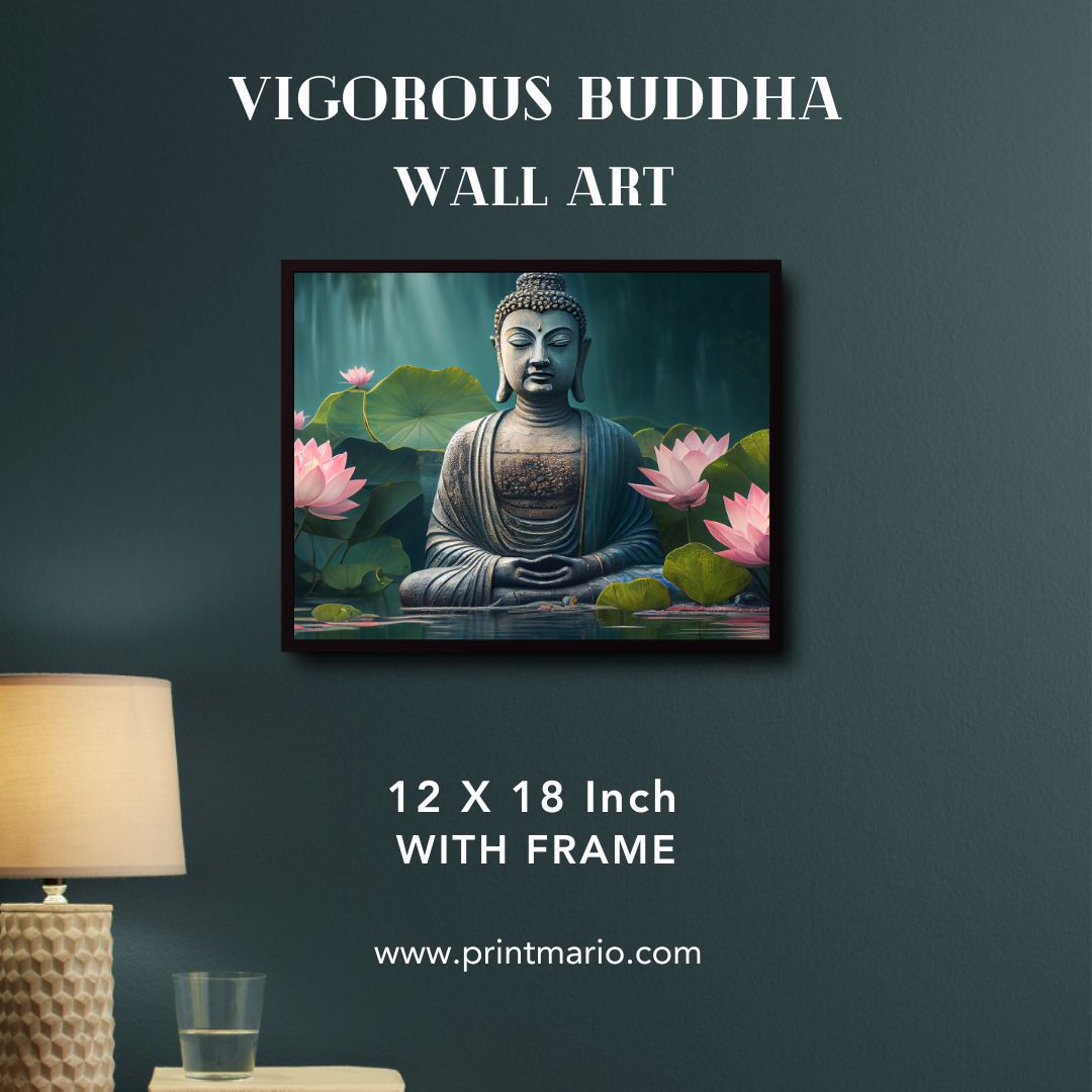 Vigorous Buddha - Framed Poster