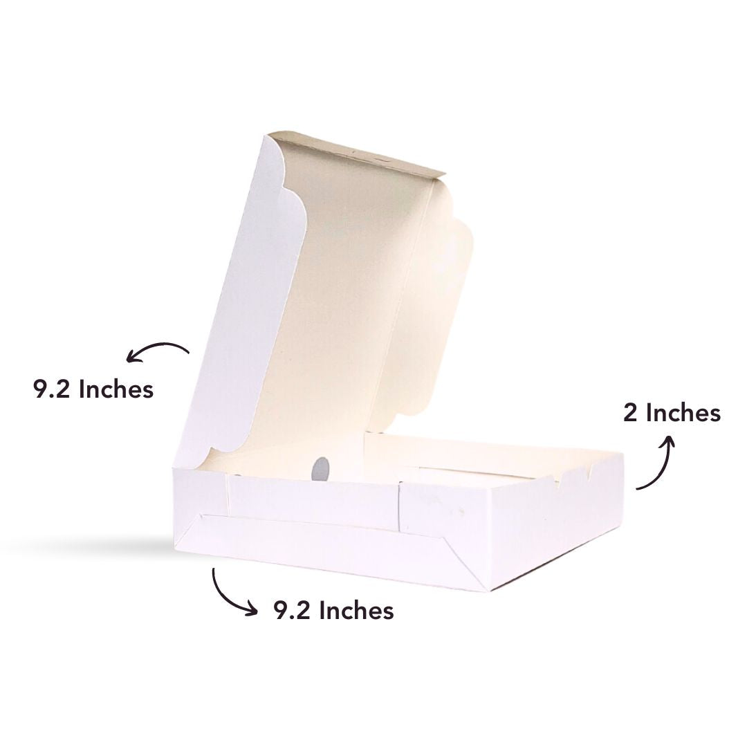Pizza Box 9.2x9.2x2 - White