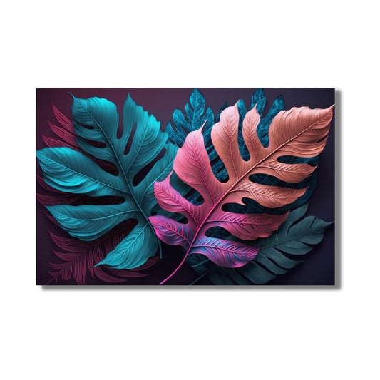 Neon Tropical  Forest - Wall Poster