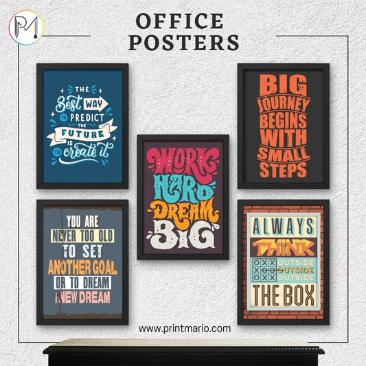 Office Posters - Pack of 5