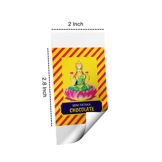 Mini Fataka Cracker Chocolate Stickers- (pack of 5 sheets)