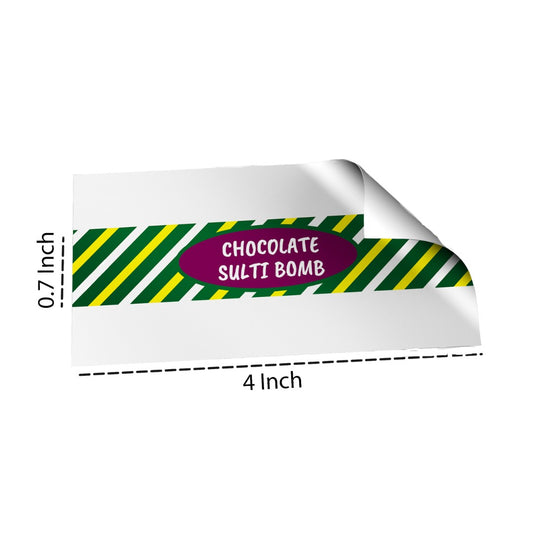 Sutli Bomb Cracker Chocolate Stickers (pack of 5 sheets)